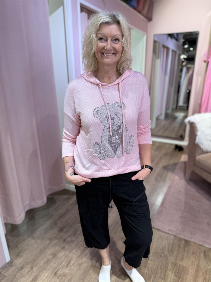 Genser Sparkling Bear Rosa