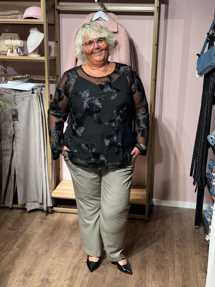 KCjuliana Top Black Deep