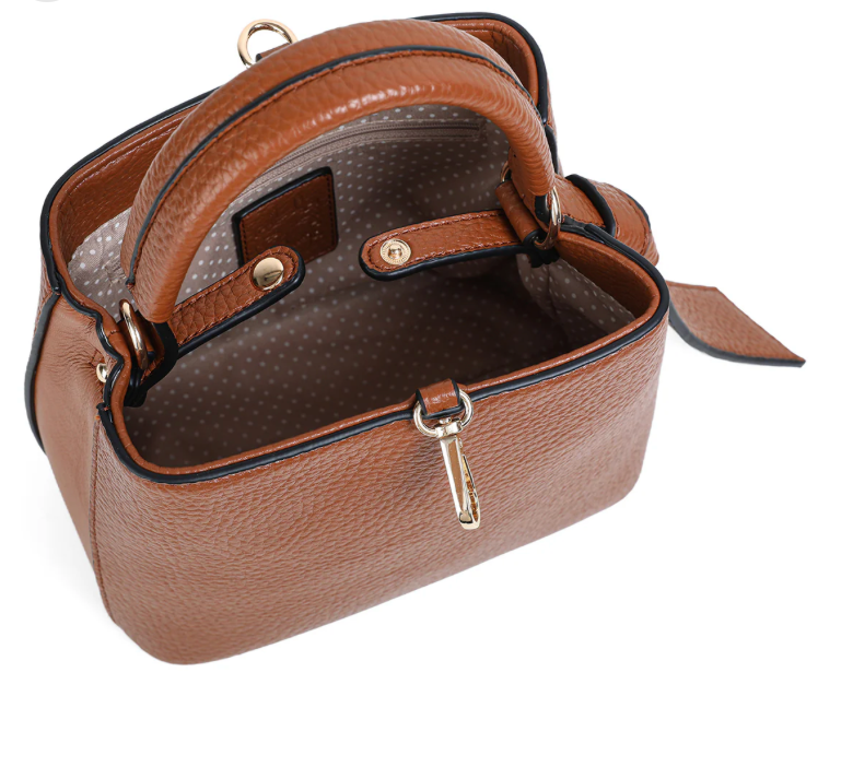 Erle Liten Bucketbag Cognac