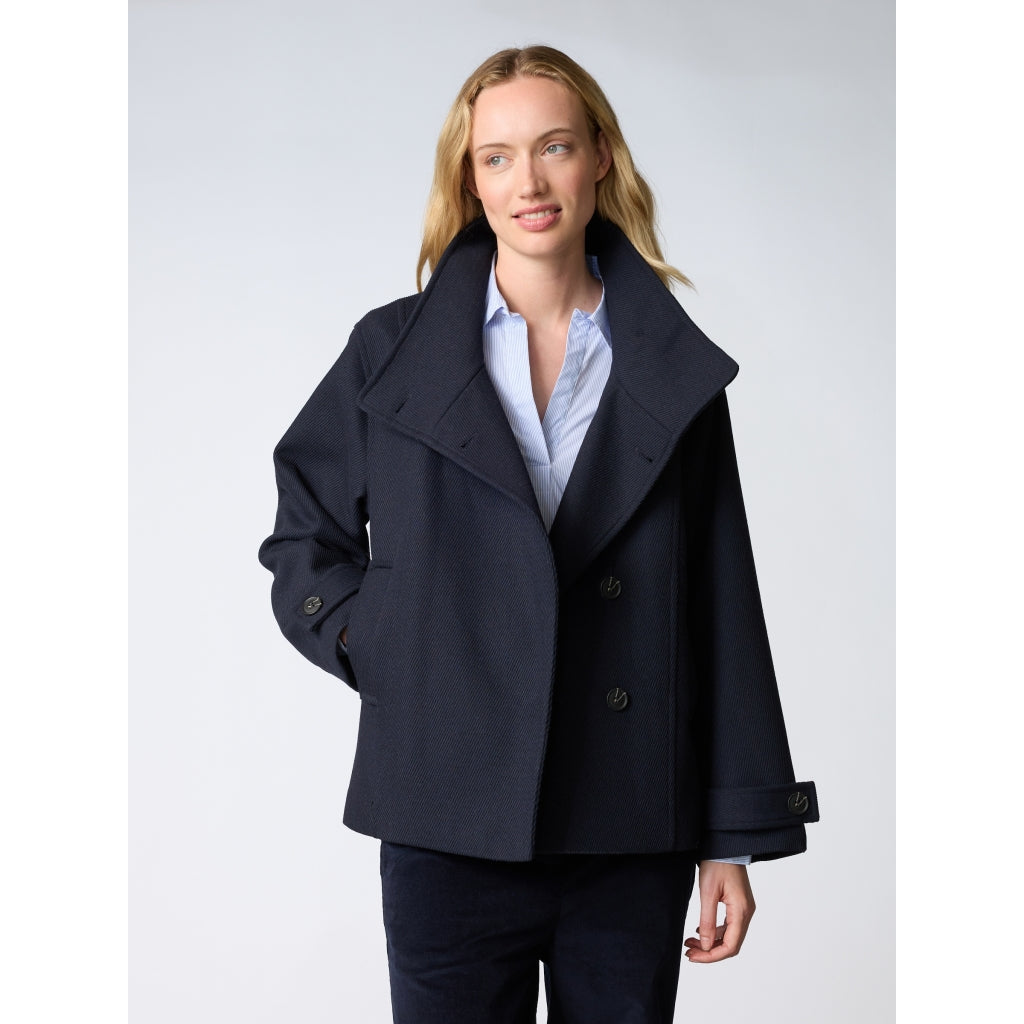 Jakke Sitta Solid Navy