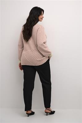 KCVerina Knit Pullover Grey Melage/pink