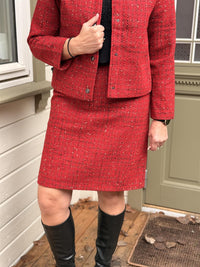 Jacket Tweed Red