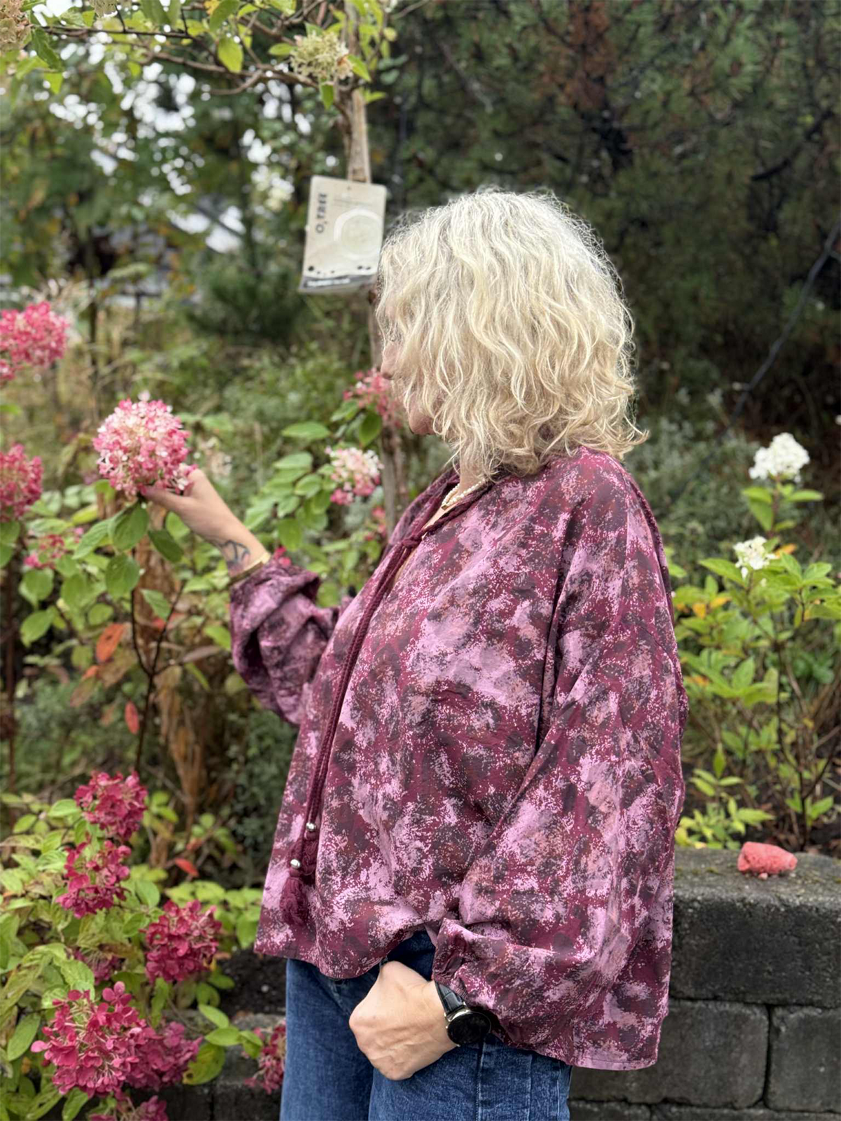 Bluse Mathea Merlot
