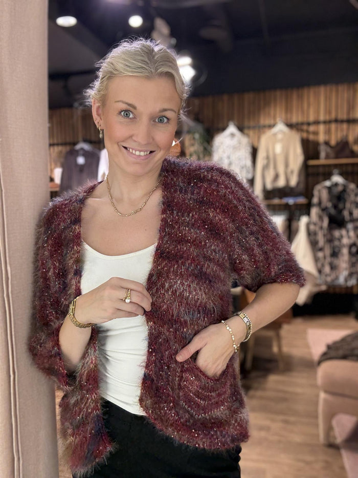 Cardigan Pail Knit Bordeaux