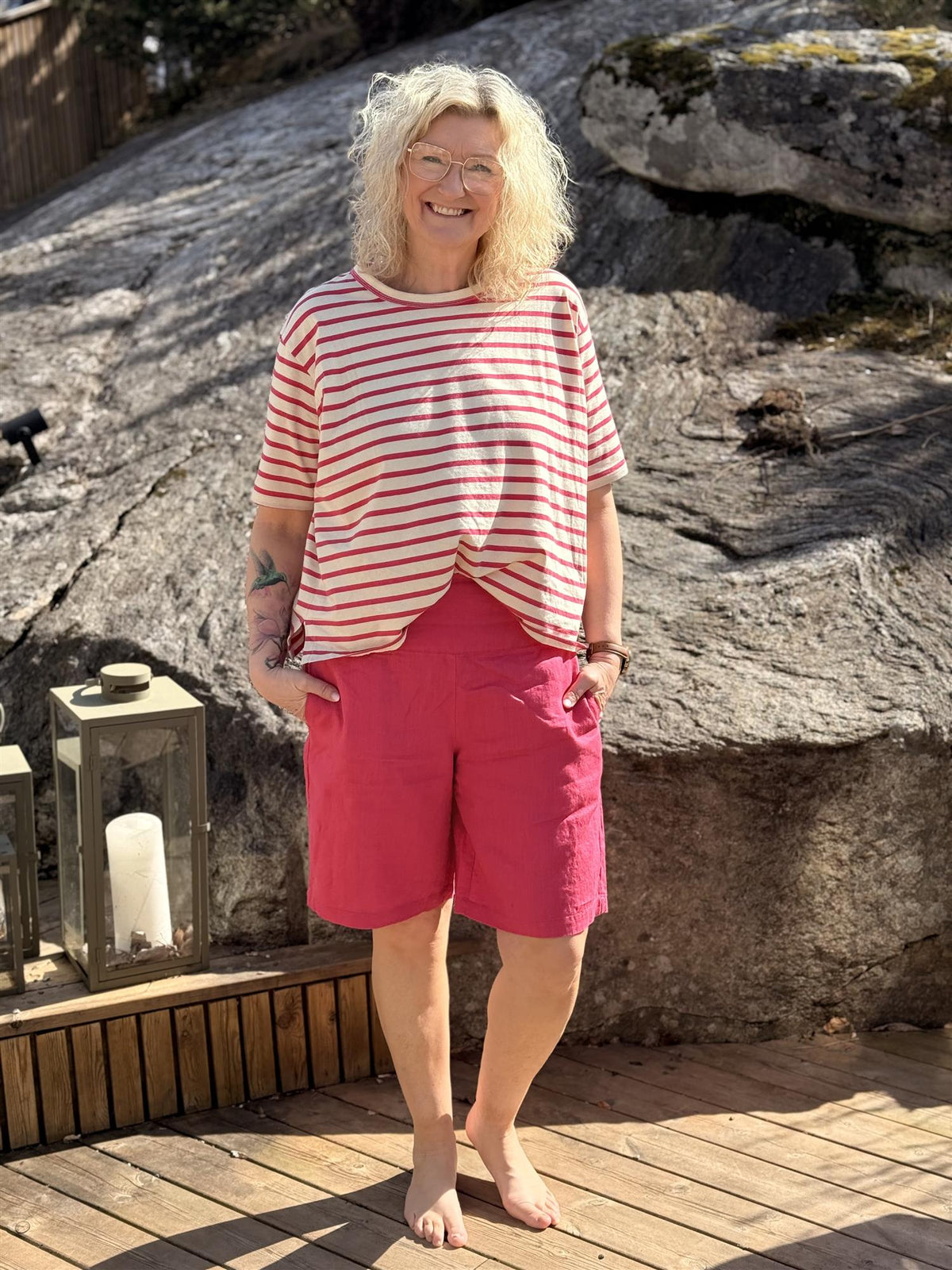 Shorts MaPinja Carmine