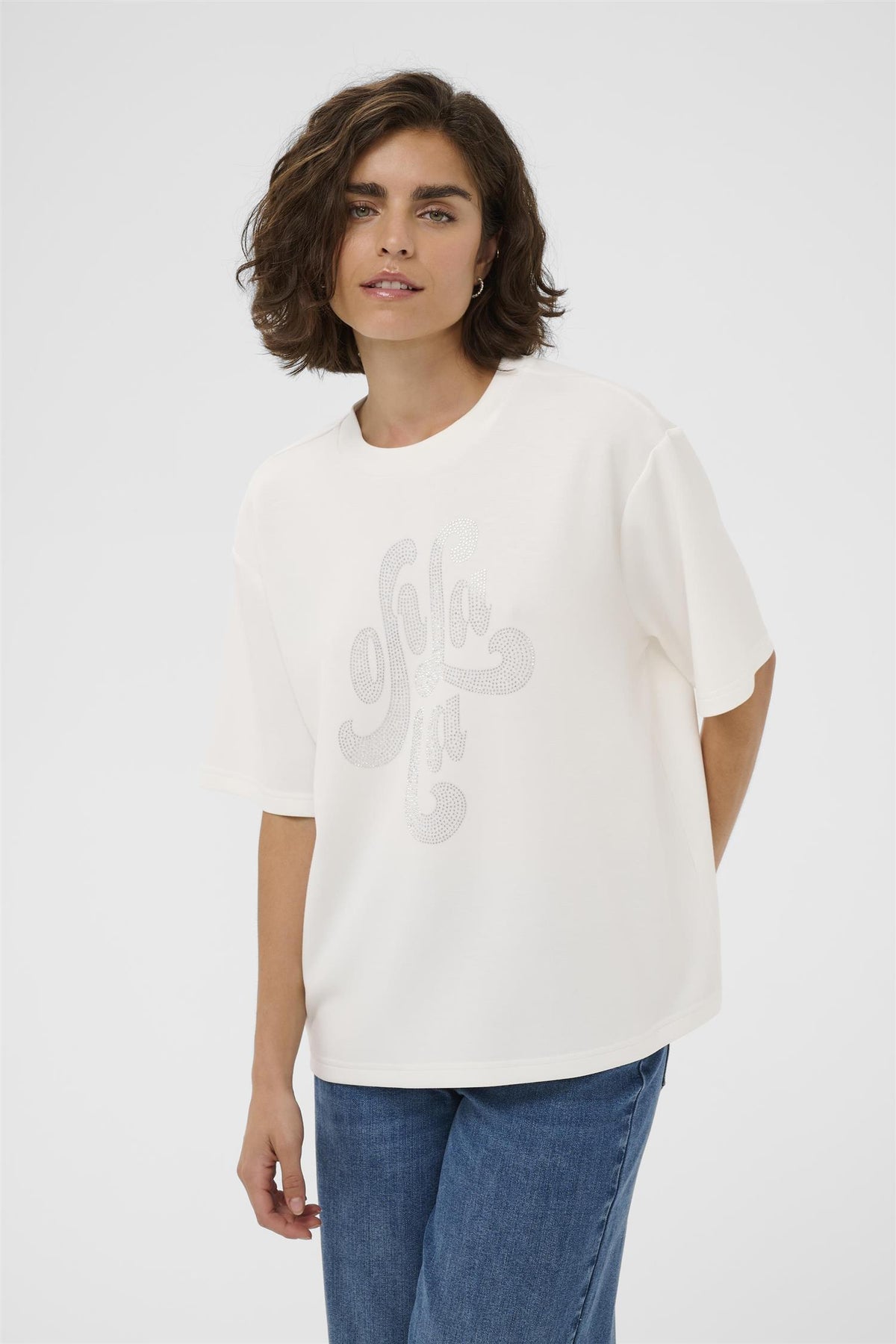 KArosie T-shirt Chalk