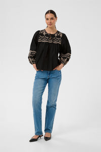 KAkis Blouse Black Deep