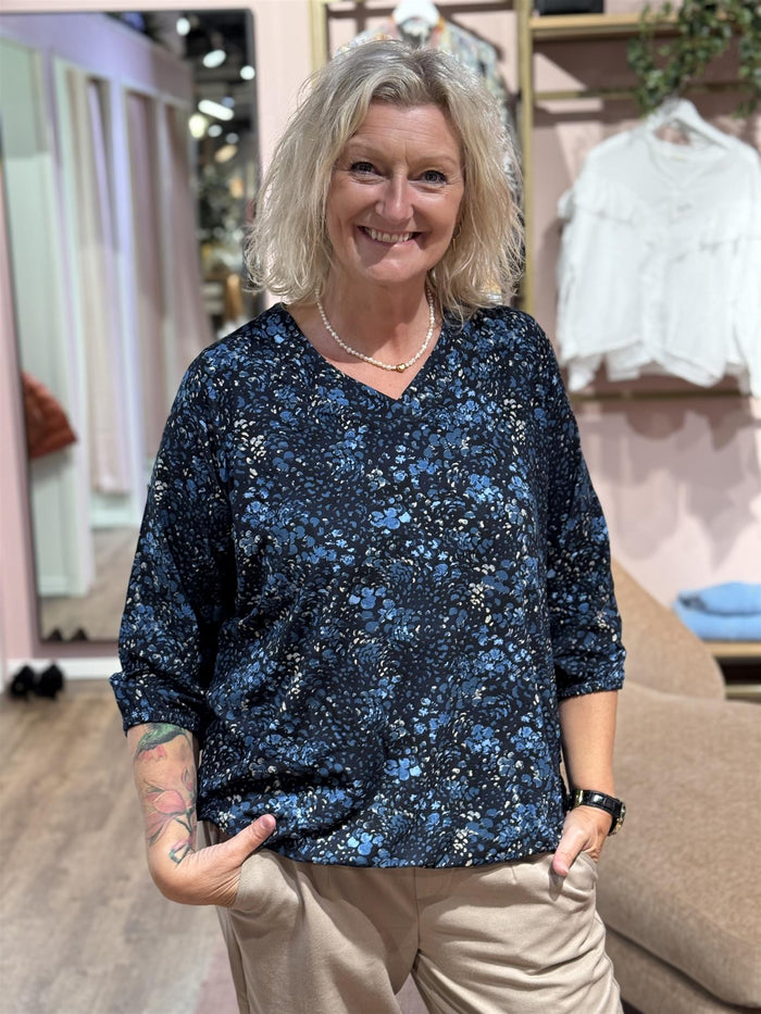 Bluse Sylva Stone True Blue