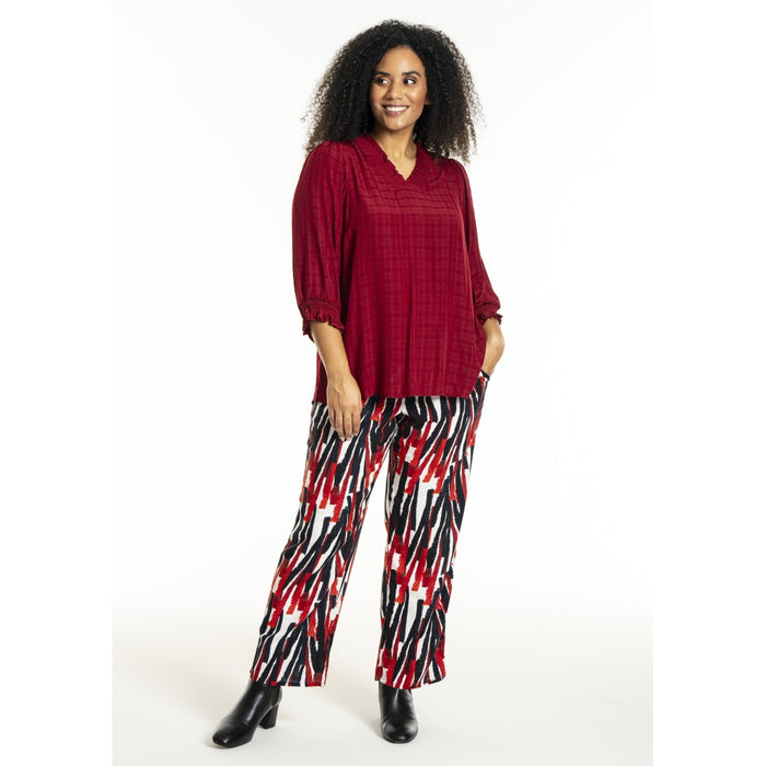 SFeodora Blouse with smock neck