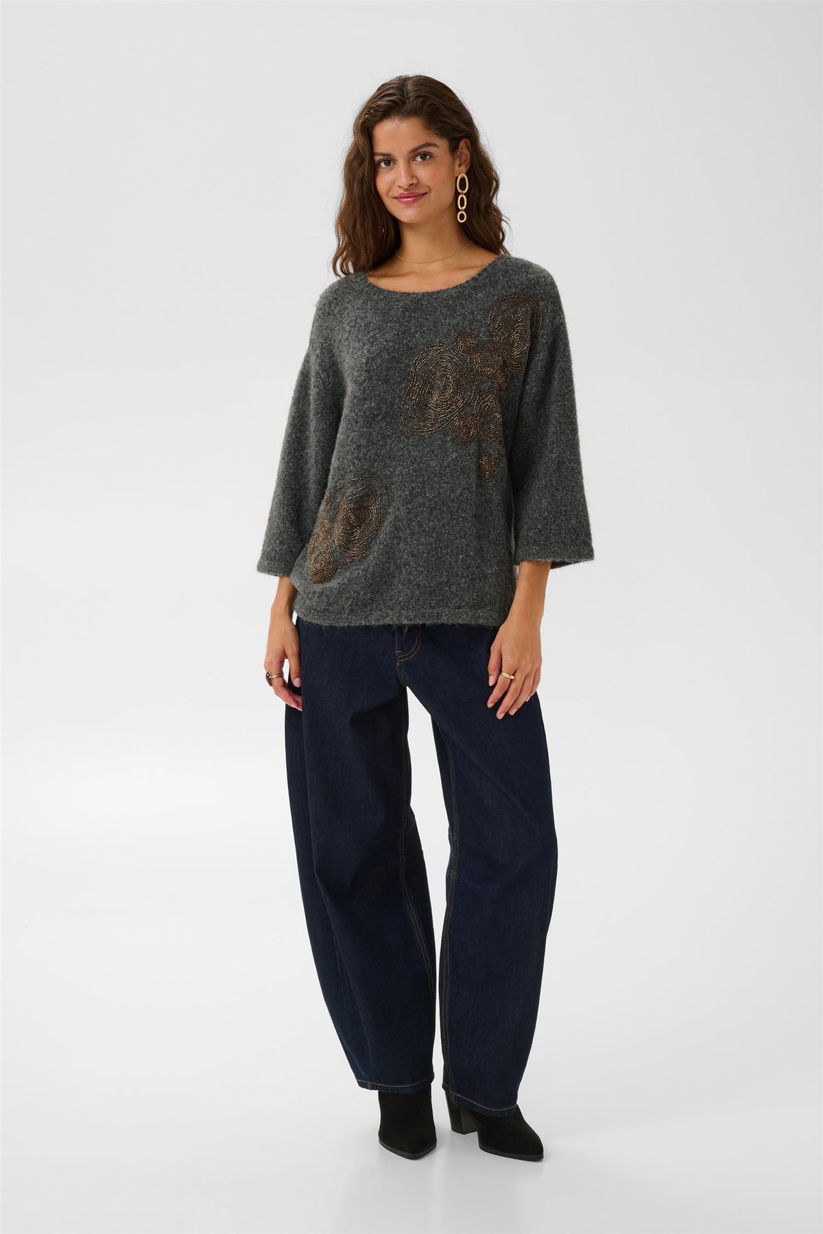 CRCelica Pullover - Grey Melange
