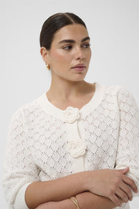 KCkathrina Knit Cardigan White