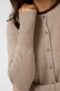 KAcashie cardigan - Beige Melange