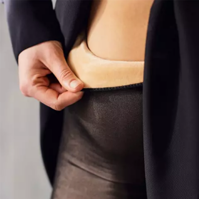 Strømpebukse Fleece 280d - Sort/hjerte