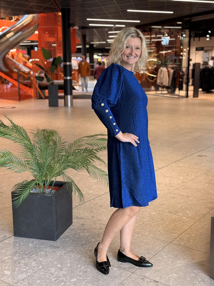Kjole Tea Lux Navy (Glitter)