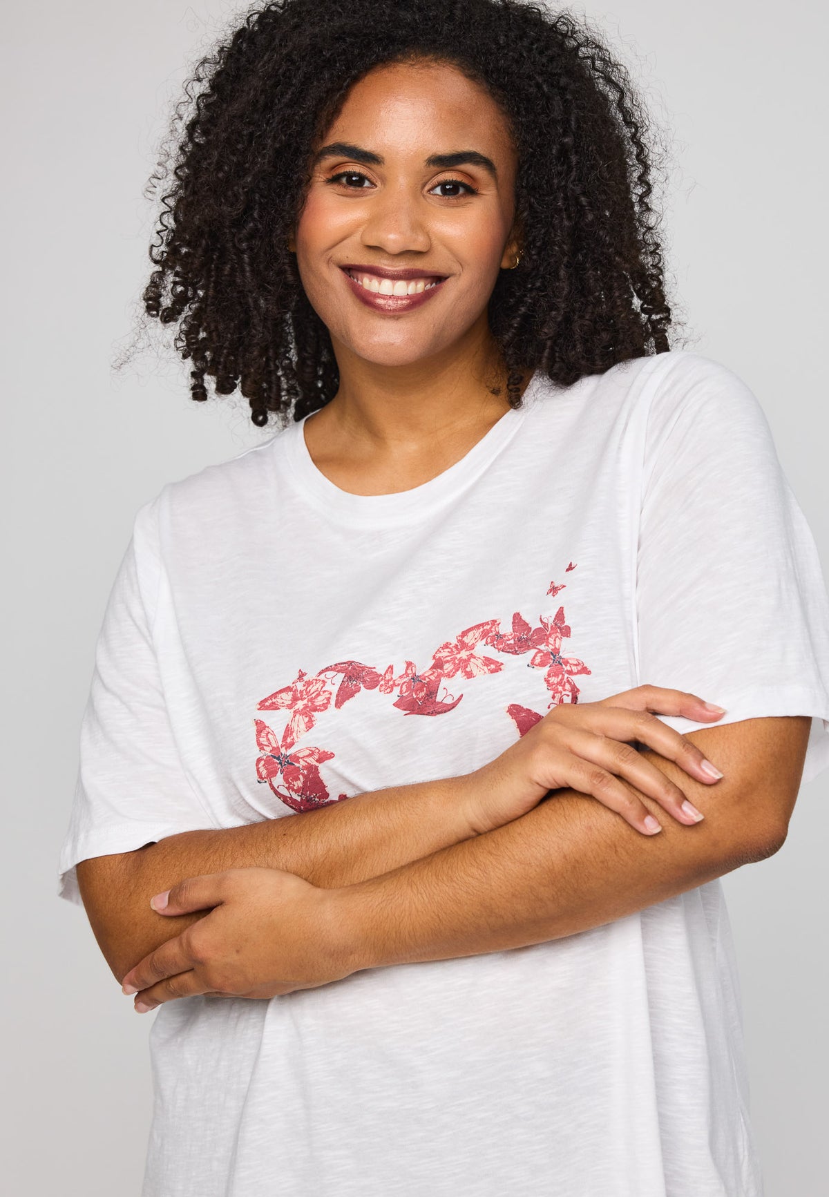 SBella T-Shirt with print Red
