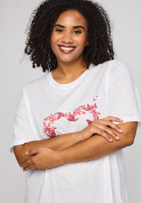 SBella T-Shirt with print Red