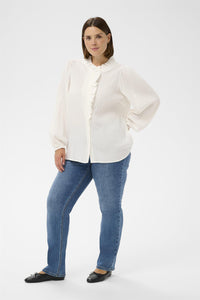 KCuma Frill Shirt Chalk