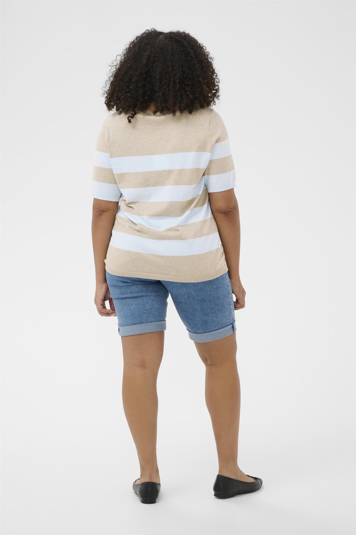 KClizzy Striped Pullover Feather Mel/ ligh