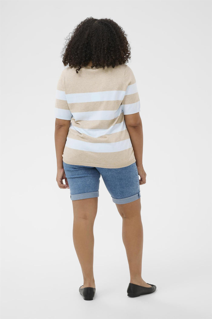 KClizzy Striped Pullover Feather Mel/ ligh