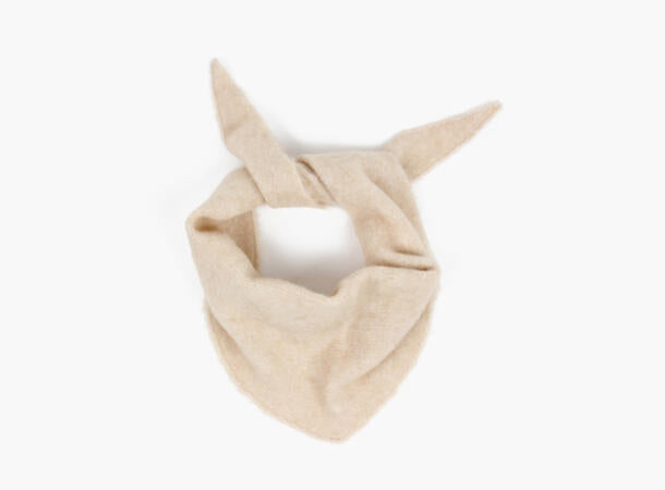 Nohr Triangle Mohair Skjerf Sand