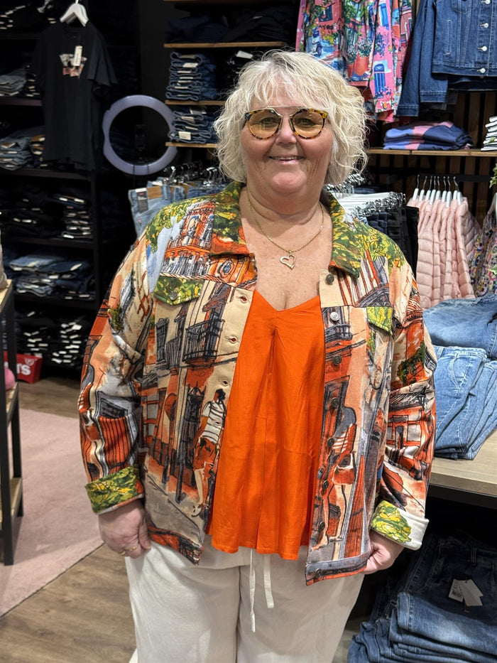 Ponte Jacket Tower Peach