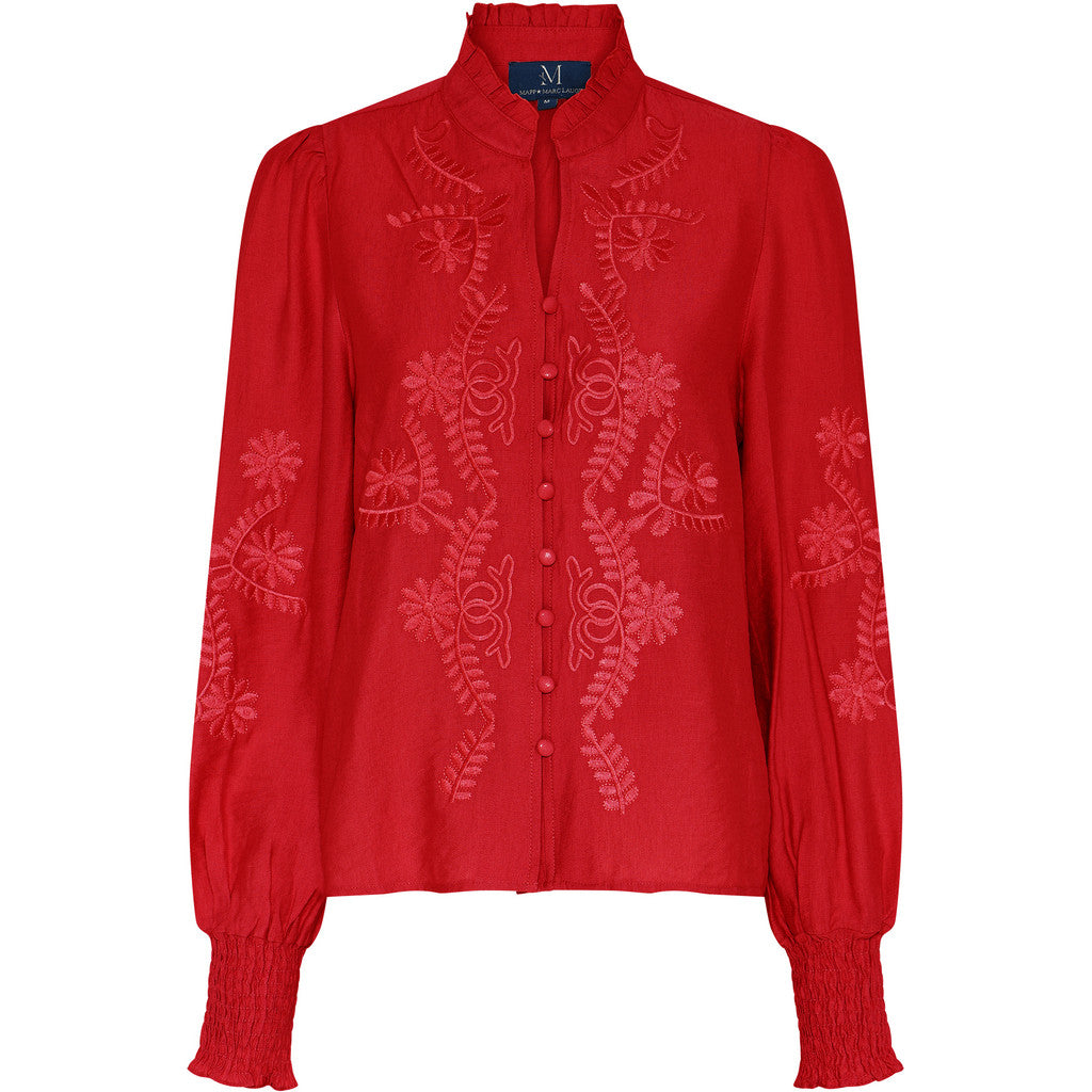 Bluse Vanessa Emb - Red