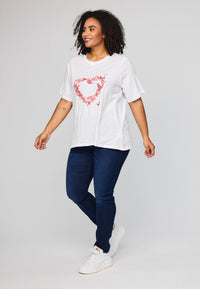 SBella T-Shirt with print Red