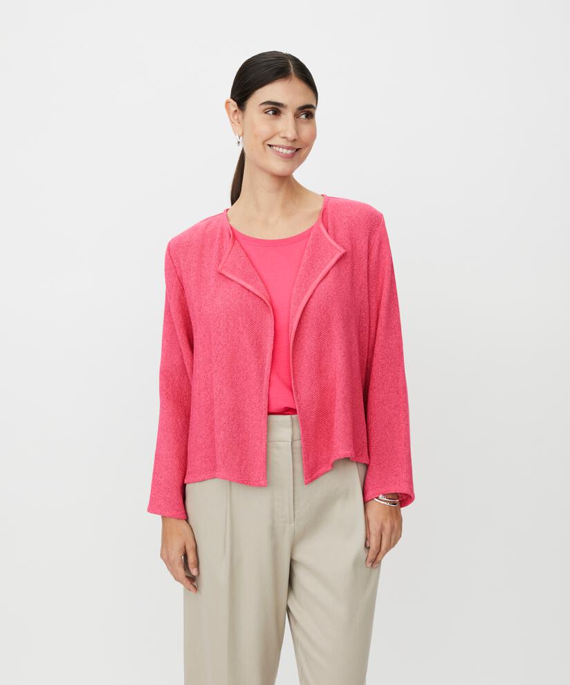 Majulitta Bouclet Cardigan Carmine