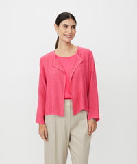 Majulitta Bouclet Cardigan Carmine