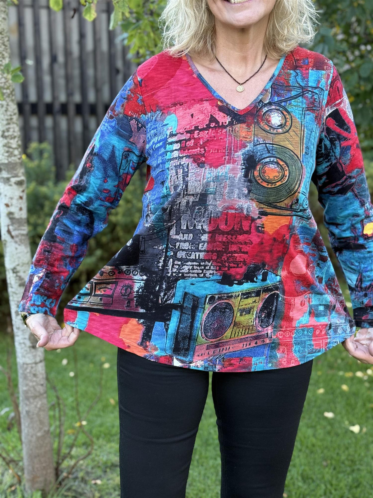 T-shirt Contemprary Retro Tapes