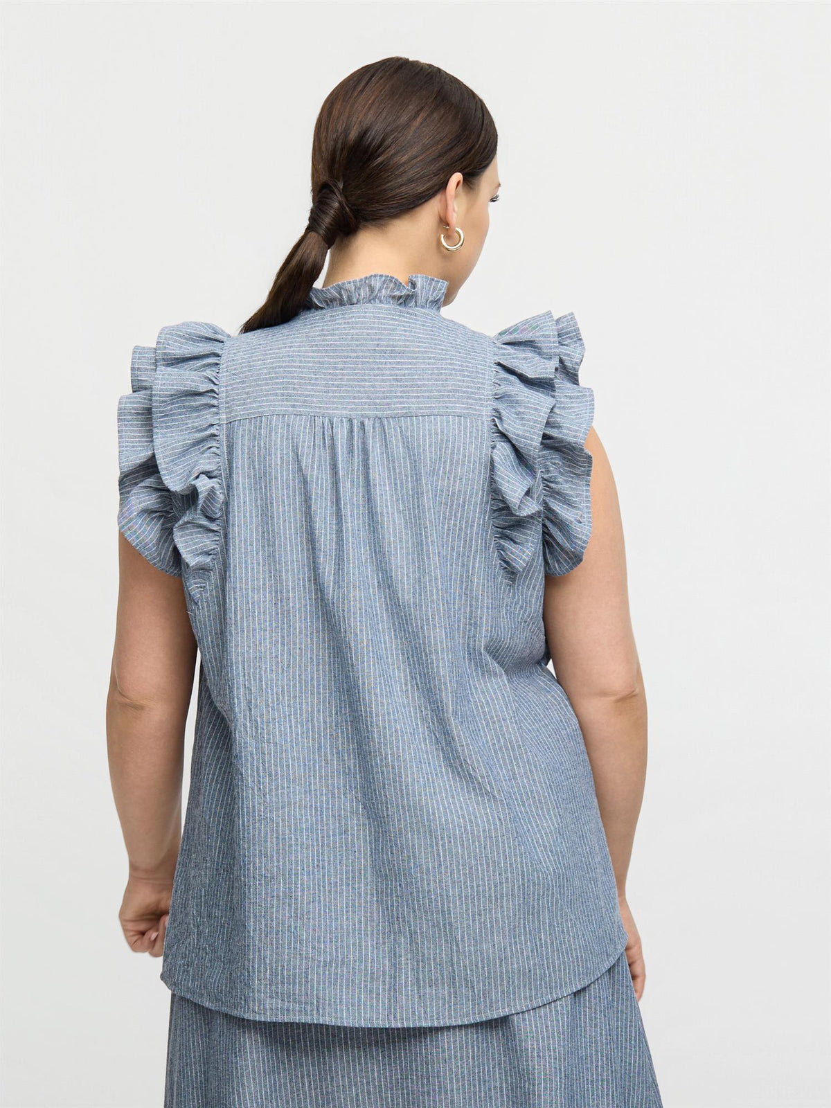 Selma Top Stone Blue