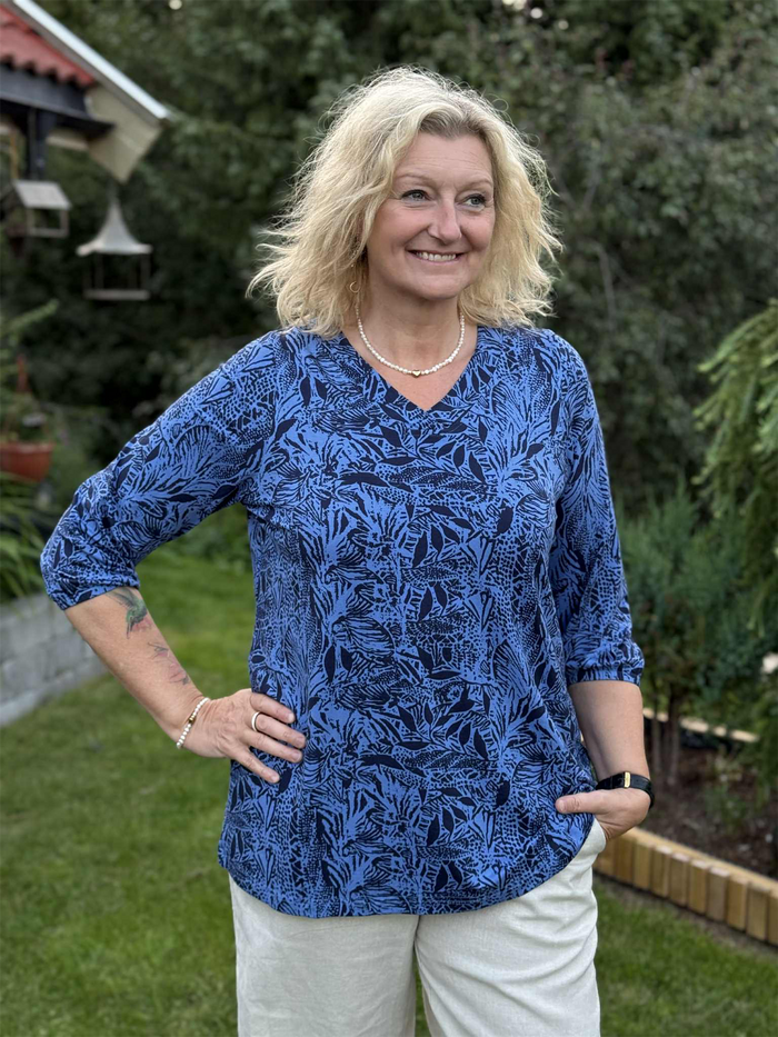 Bluse Sylva Palace Blue