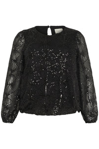 KCminna Blouse Black Deep