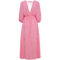 MdcClario Dress - Red/babypink
