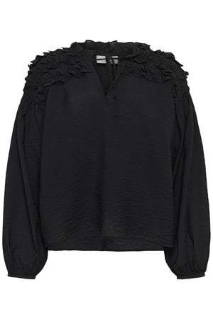 KAnicole Blouse - Black Deep