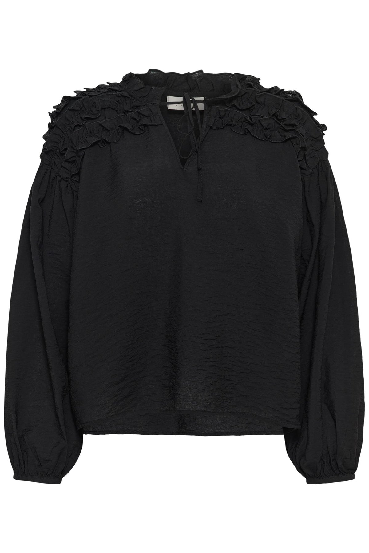 KAnicole Blouse - Black Deep
