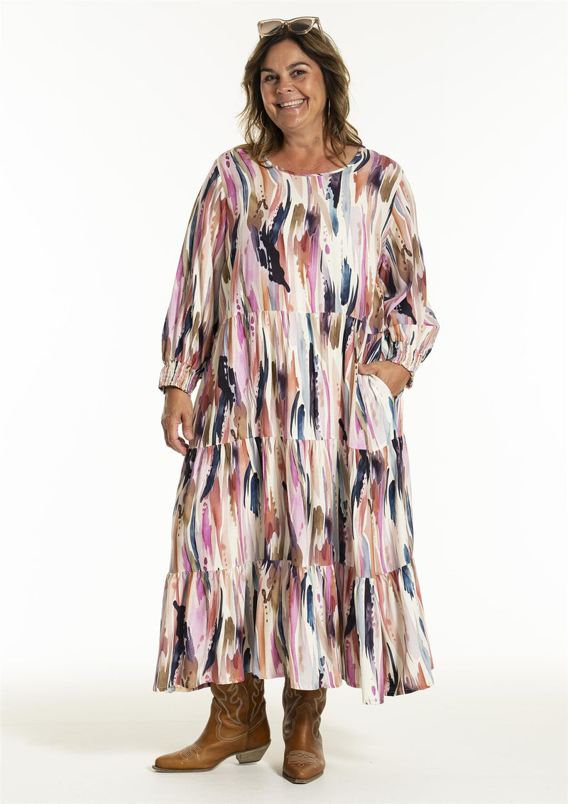 Sussie Long Dress Multi Colour