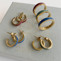 Ring, Blå emalje (53/56/59)