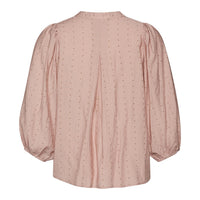 GAmaris Blouse Brown/Silver Dots
