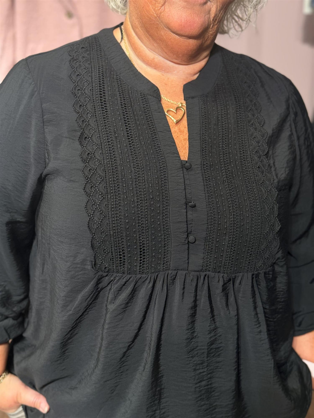 KCgaline Blouse - Black Deep