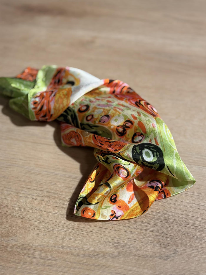 Skjer Lite Silke, Fargerik Lime