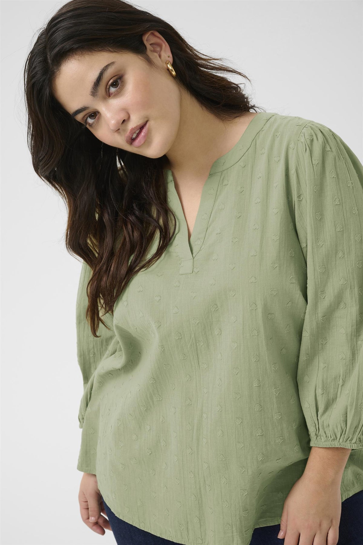 KCjolana Blouse Oil Green