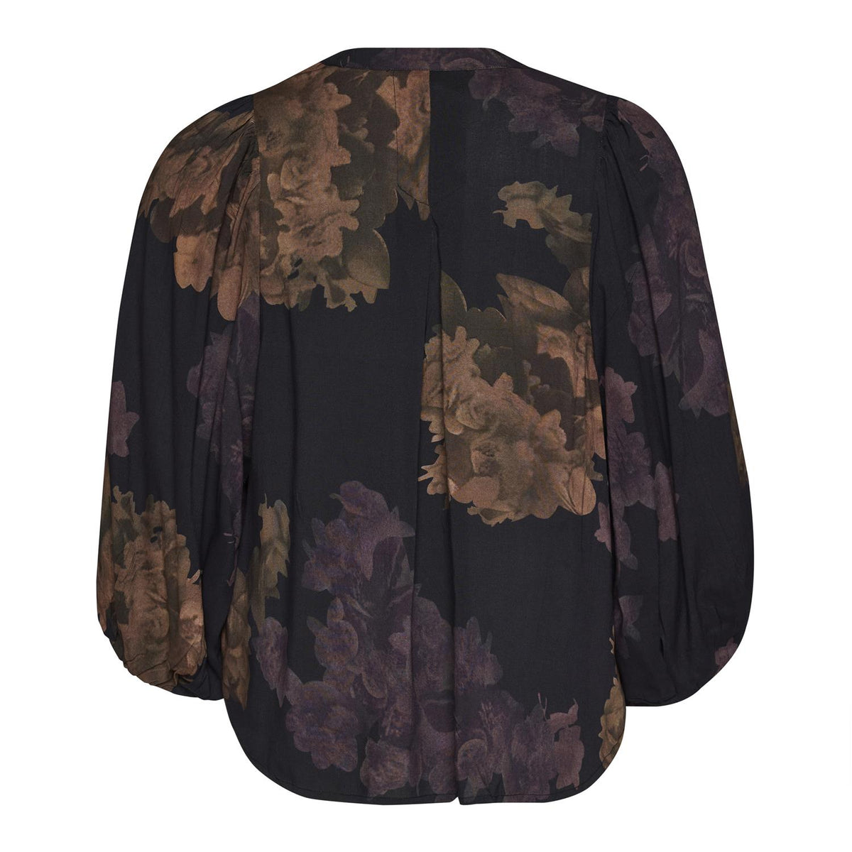 GVilde Blouse - Black with big flowers