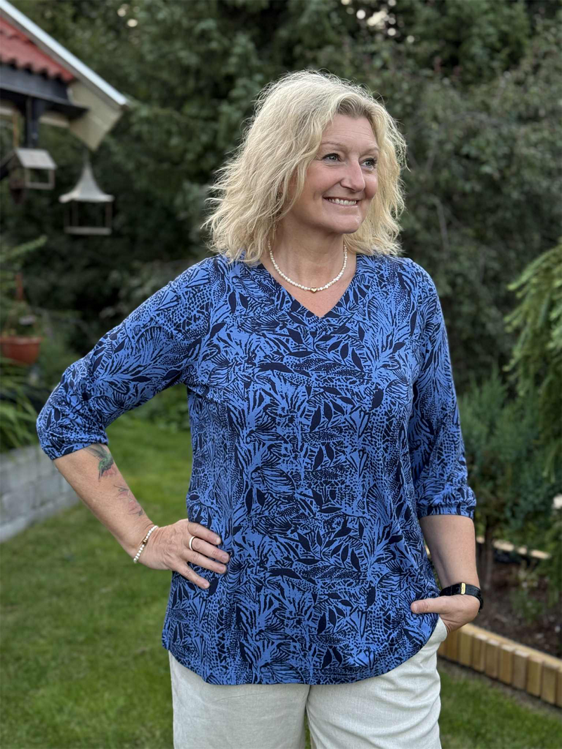Bluse Sylva Palace Blue