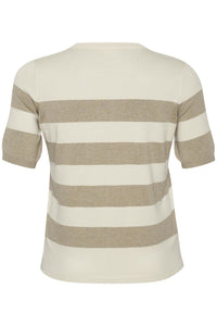 KClizzy Striped Pullover Chinchilla/Turtle