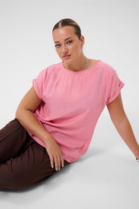 KCmilia Wing SL Blouse - Wild Rose