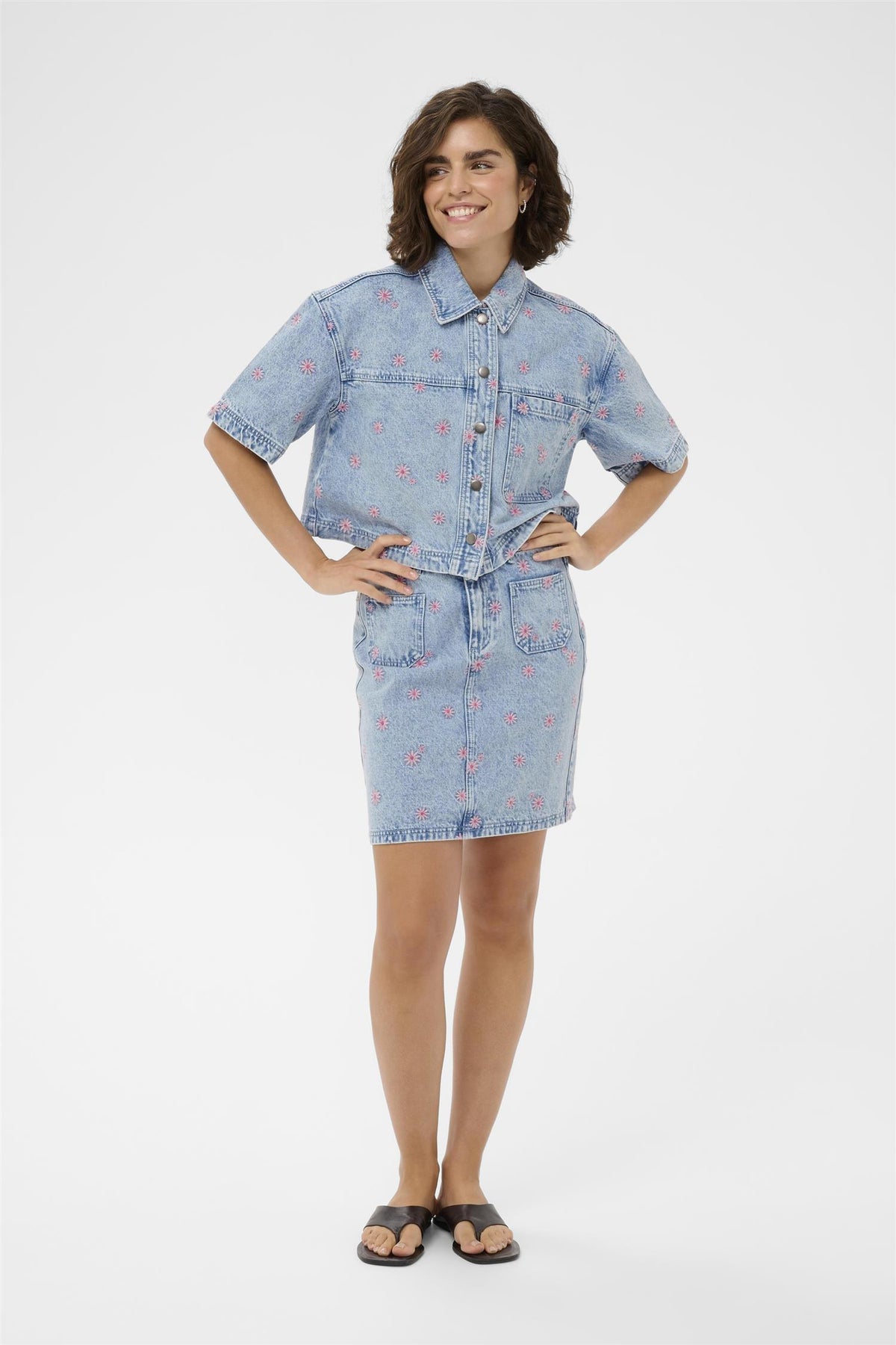 KAbabena Denim Skirt