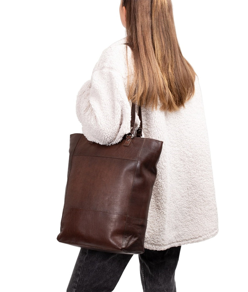 Veske Tiramisu Tall Shopper Brown