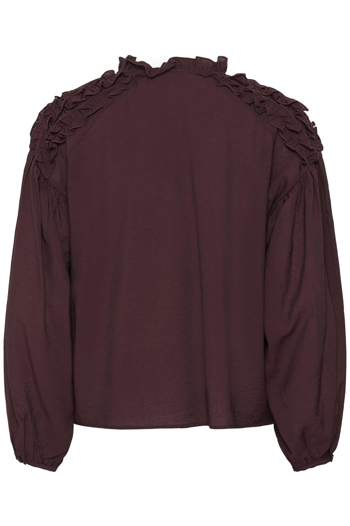 KAnicole Blouse - Fudge