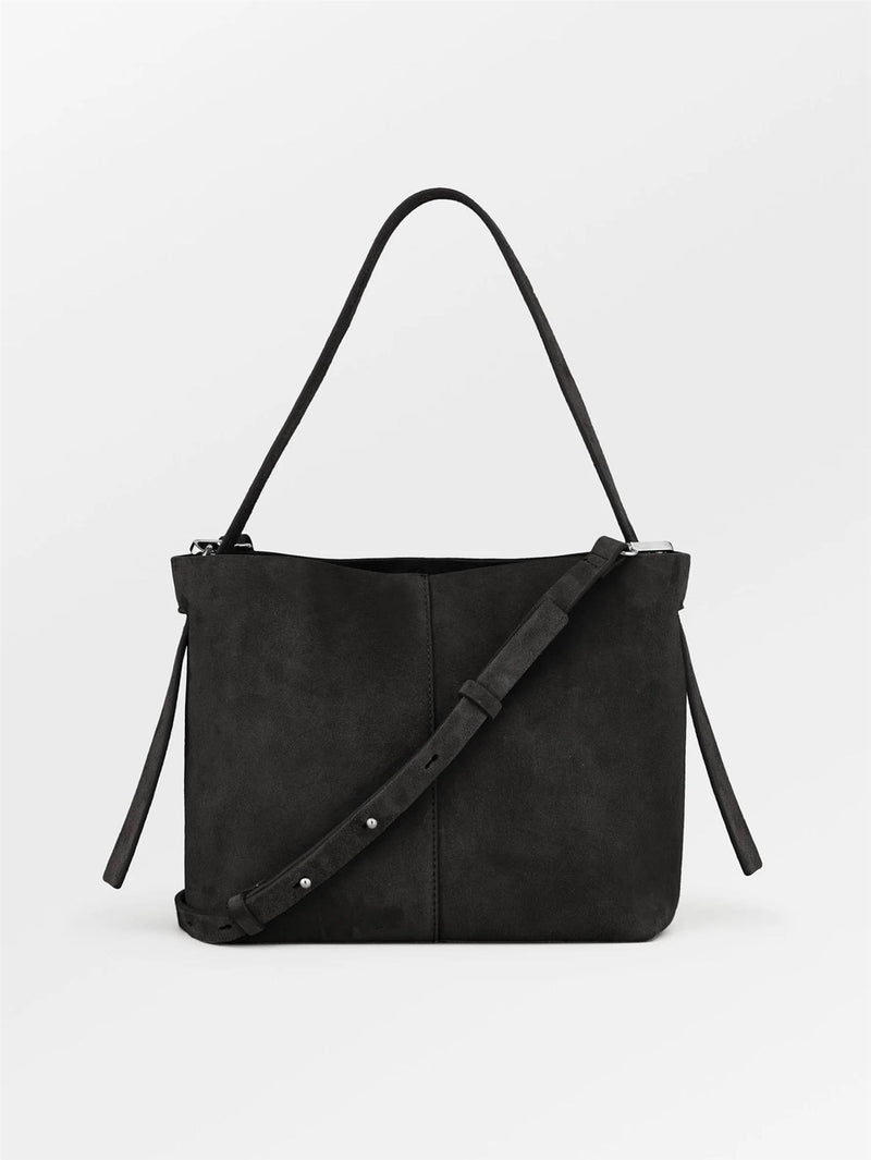 Suede Fraya Small Bag Black